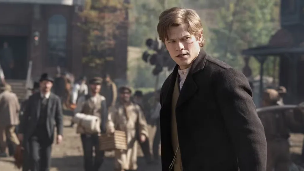 Lucas Till as Garret Van Ness in The Abanons./Pic: Netflix