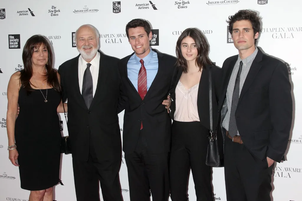 Rob Reiner and his wife Michele Singer and their kids ./Pic: Getty