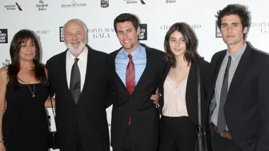 Rob Reiner and his wife Michele Singer and their three children- Jake, Romy, and Nick./Pic: Getty
