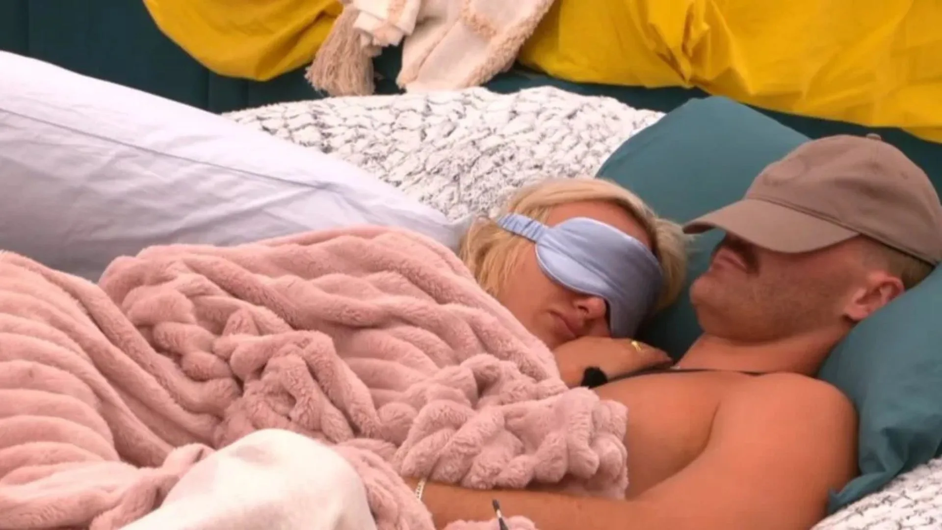 Coco Beeby and Bruce Dunne on Big Brother Australia./Pic: 10