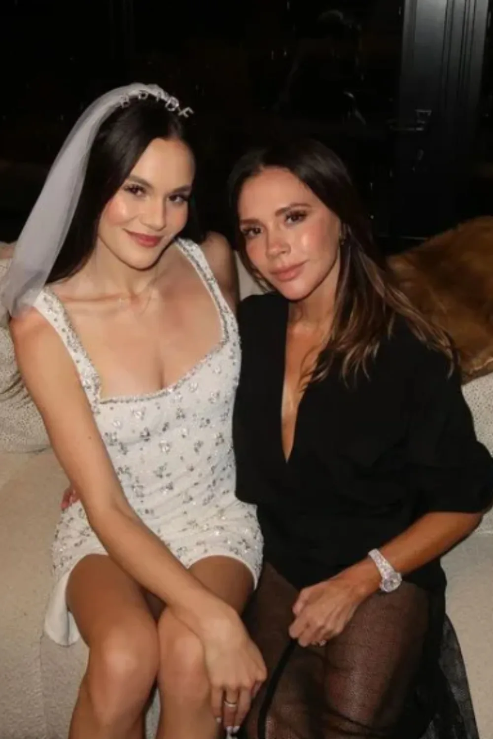Victoria Beckham and Holly Ramsay at Holly's Hen Party./Pic: Instagram