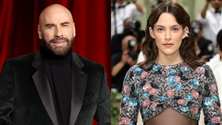 John Travolta, Riley Keough./Pic: Getty