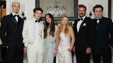The Beckham family.