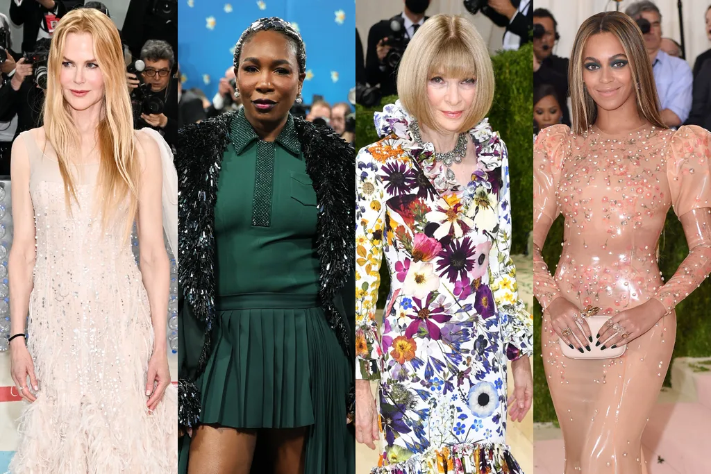 Nicole Kidman, Venus Williams, Anna Wintour, Beyoncé./Pic: Getty