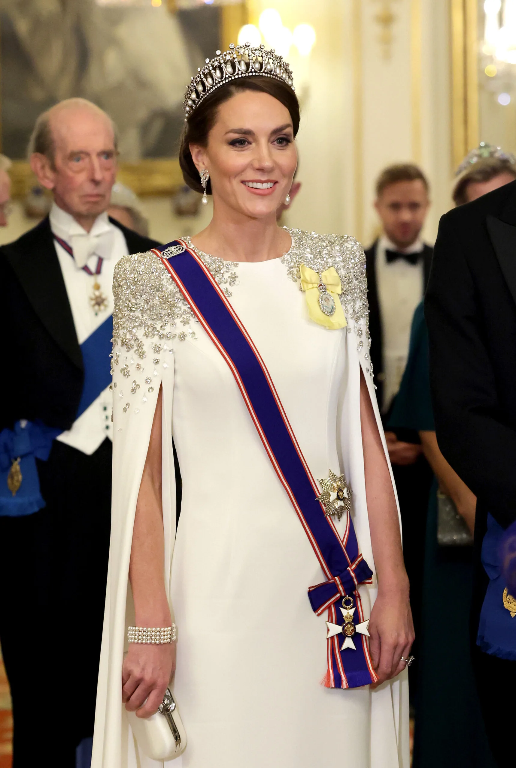 Kate in the Lovers Knot tiara 