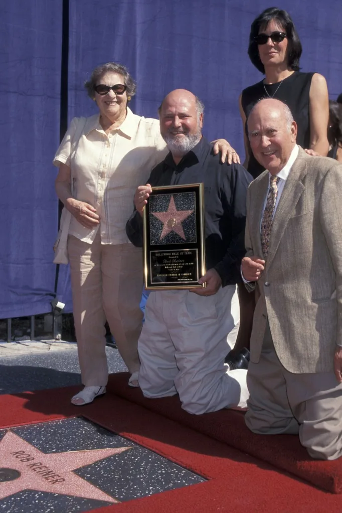 Rob Reiner receiving his Hollywood star./Pic: Getty