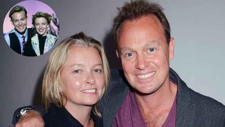 Jason Donovan and wife Angela Malloch./Pic: Getty