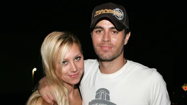 Anna Kournikova and Enrique Iglesias./Pic: Getty