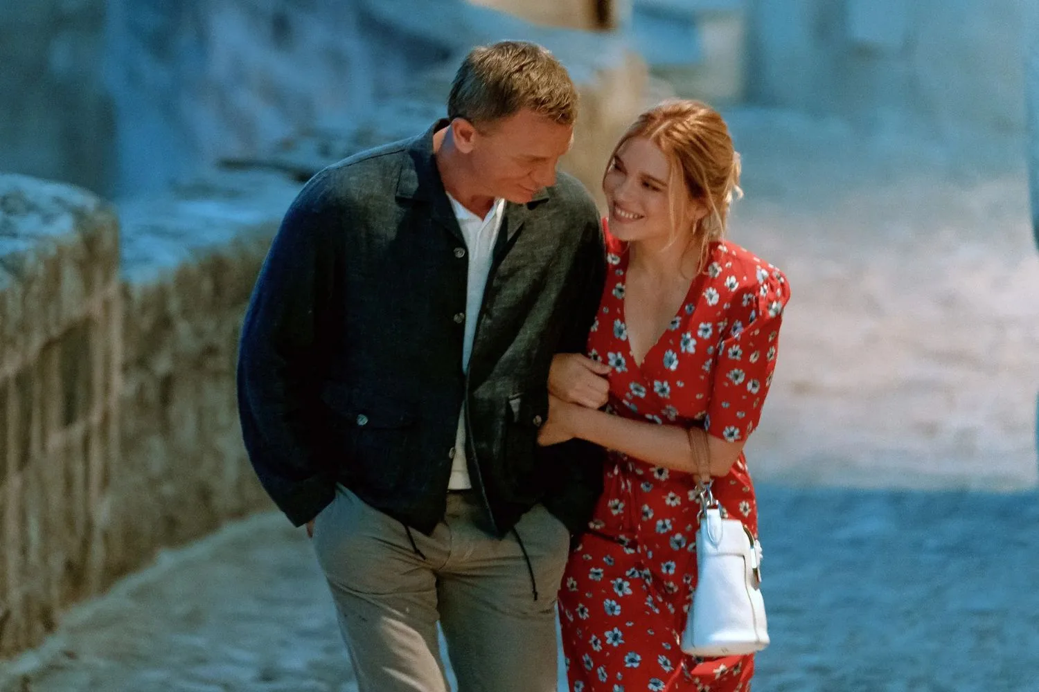 Lea Seydoux and Daniel Craig in James Bond