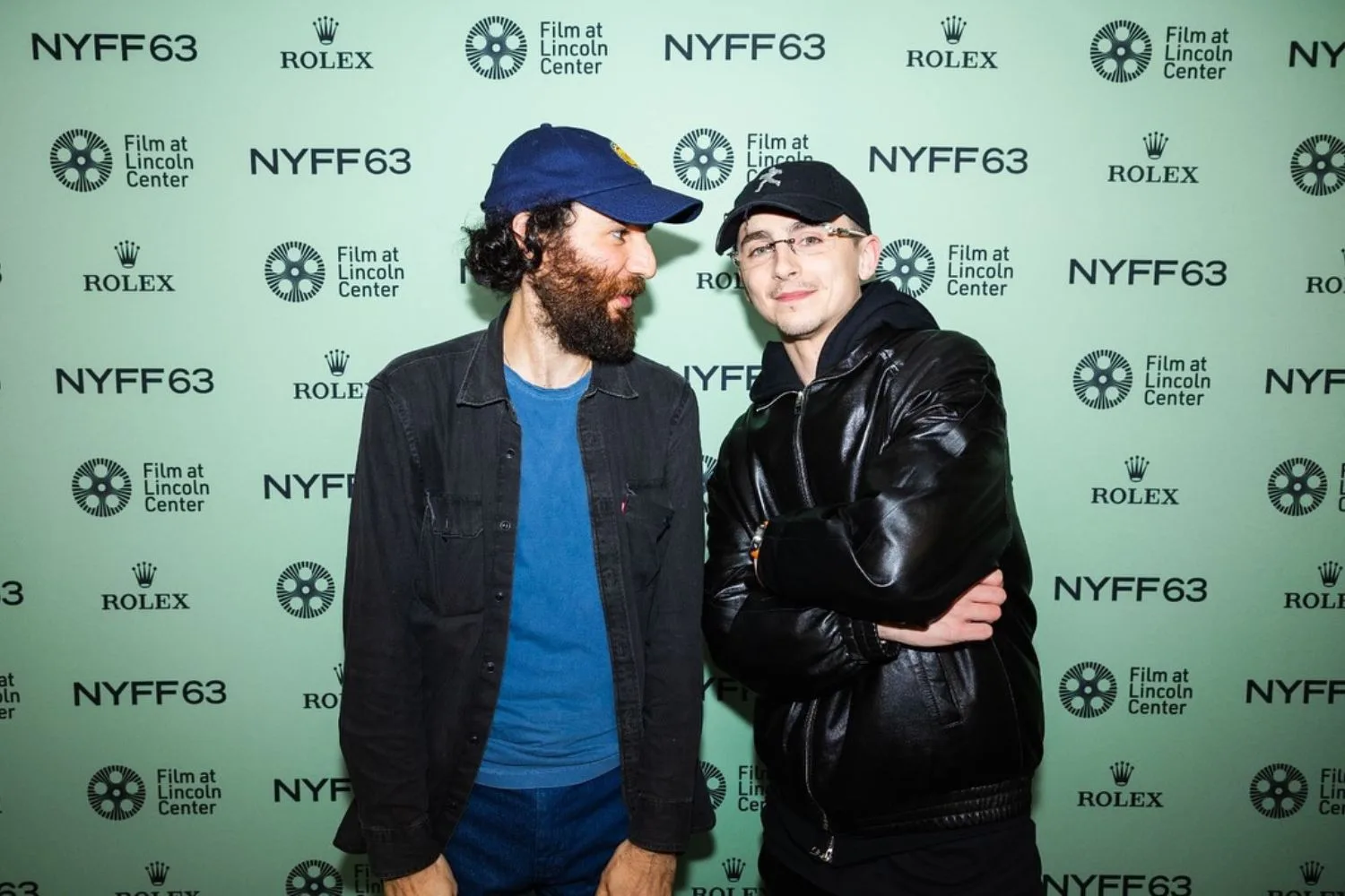 Josh Safdie and Timothee Chalamet