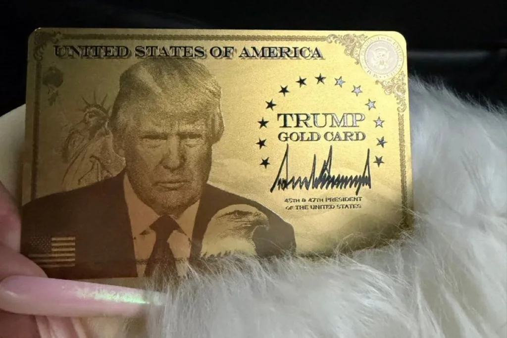 Donald Trump gave Nicki Minaj a gold card. Pic: Getty
