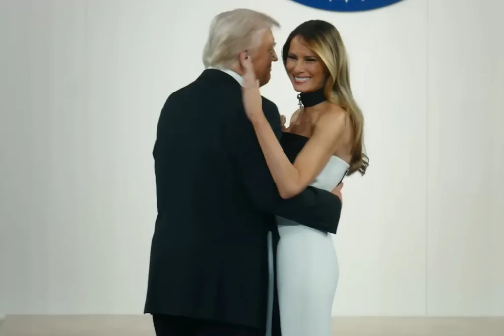 Melania and Donald Trump./Pic: Amazon