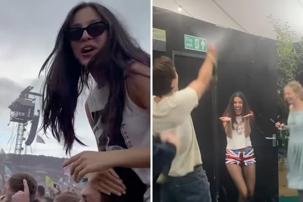 Louis Partridge and Olivia Rodrigo