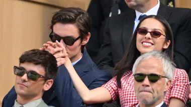 Olivia Rodrigo and Louis Partridge