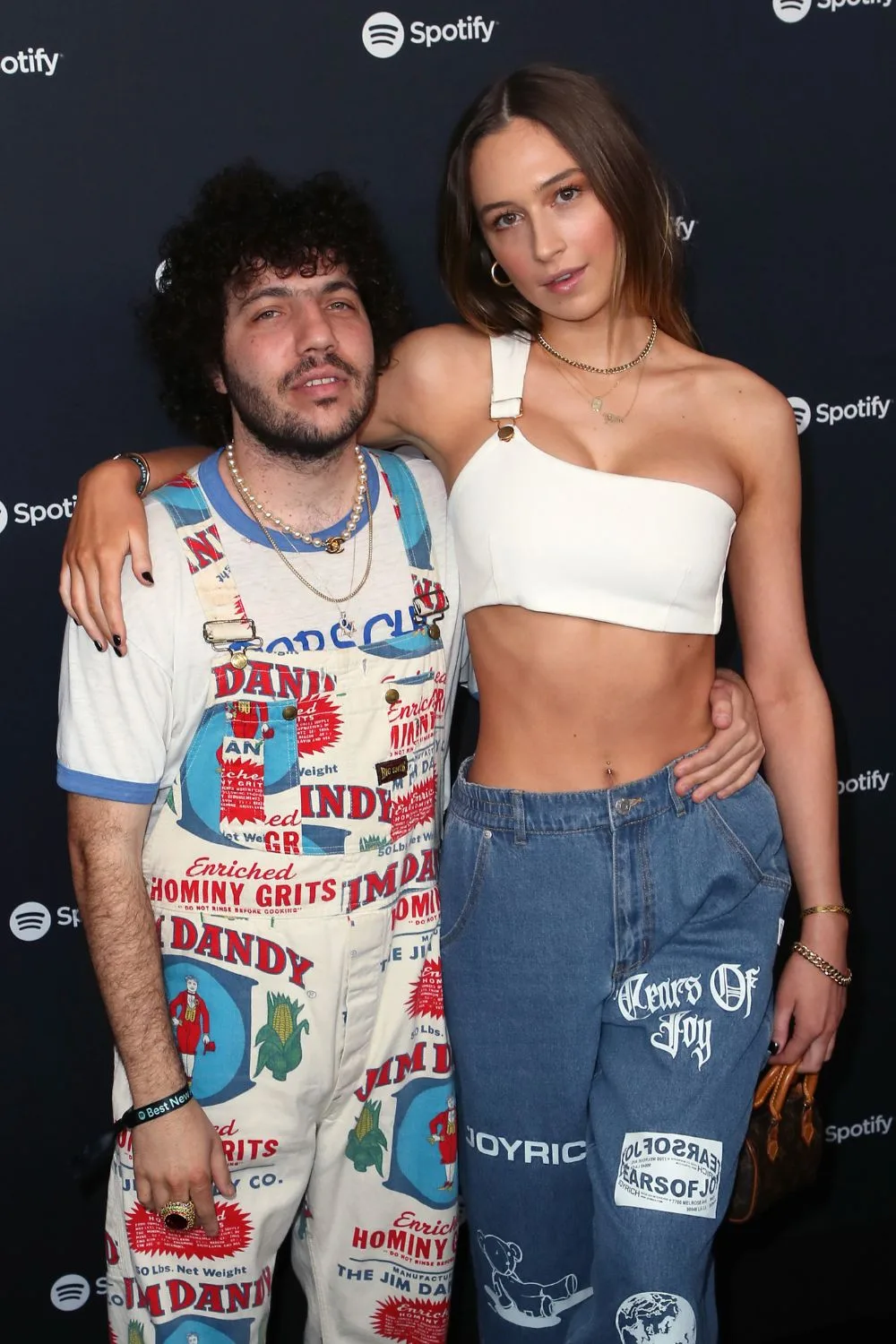 Elsie Hewitt and Benny Blanco./Pic: Getty
