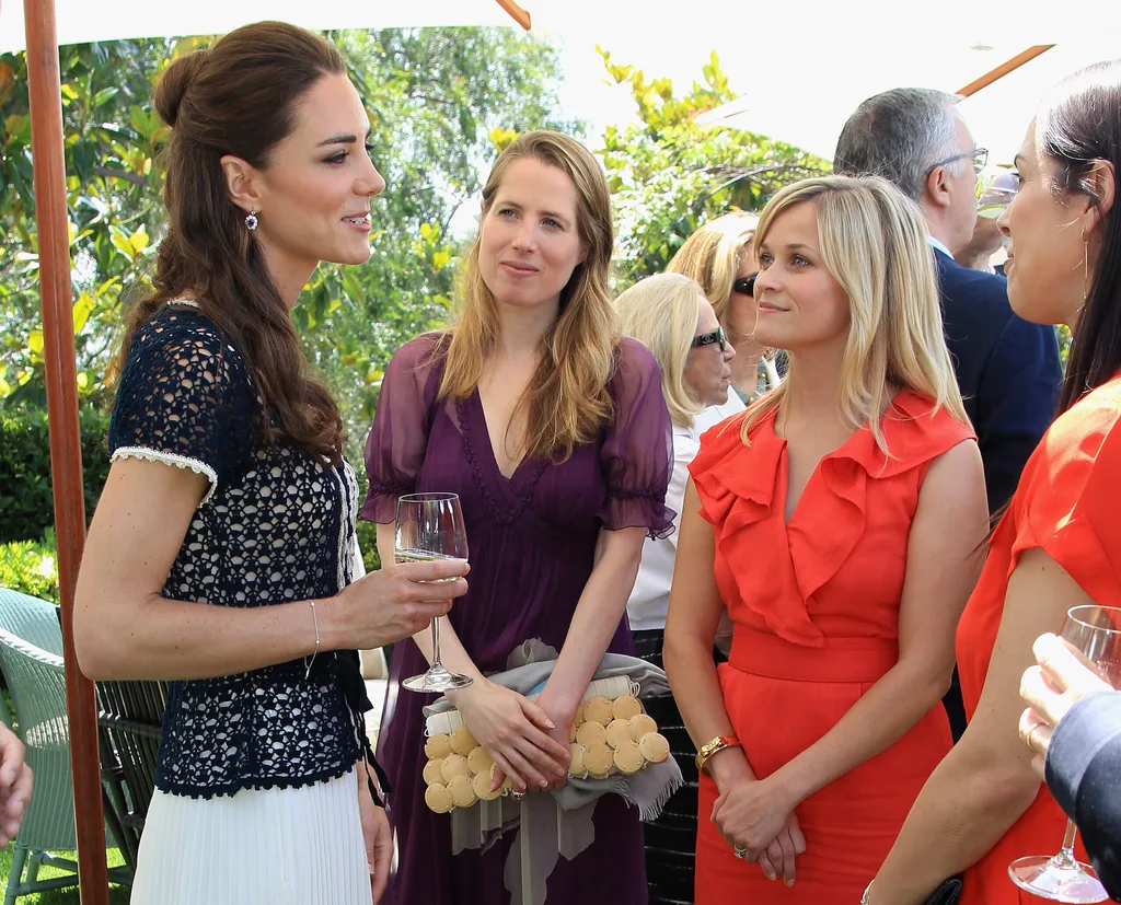 Reese Witherspoon with Kate Middleton
