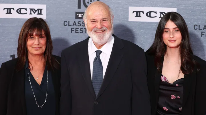 Rob Reiner, his wife Michele Singer, and their daughter Romy/Pic: Getty