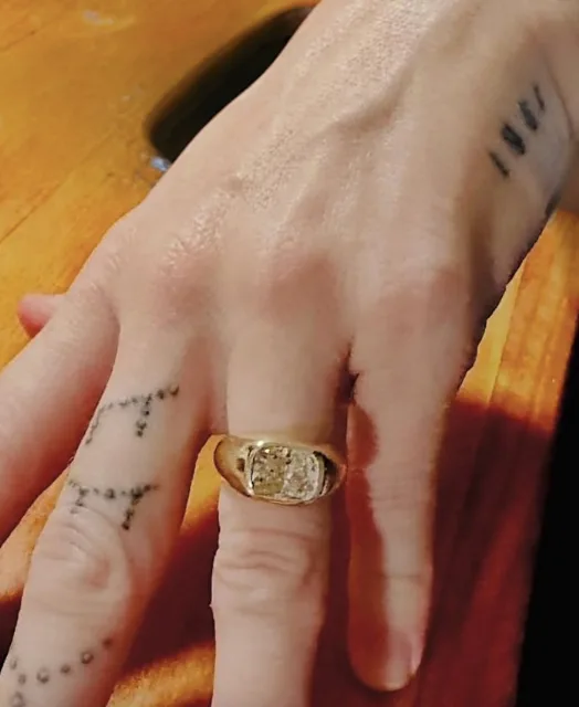 Miley Cyrus is engaged.