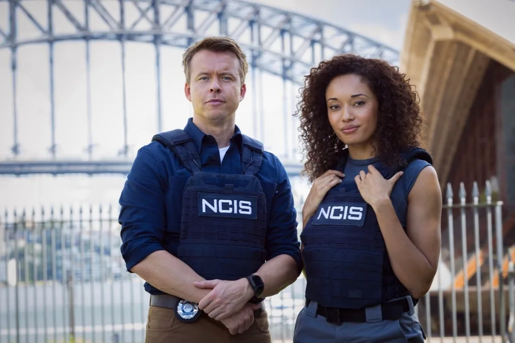 Todd Lasance and Olivia Swann in NCIS: Sydney