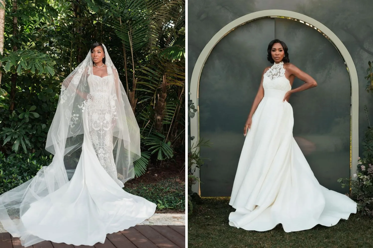 Venus Williams wedding dress