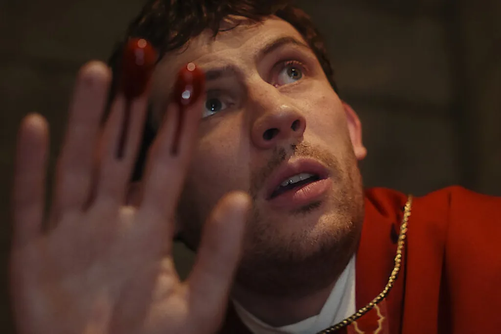 Josh O'Connor in Wake Up Dead Man