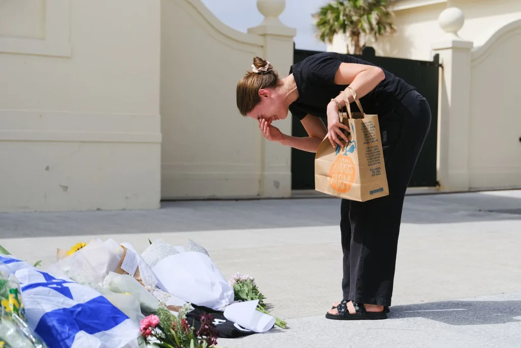 The aftermath of the Bondi Beach shootings./Pic: Getty