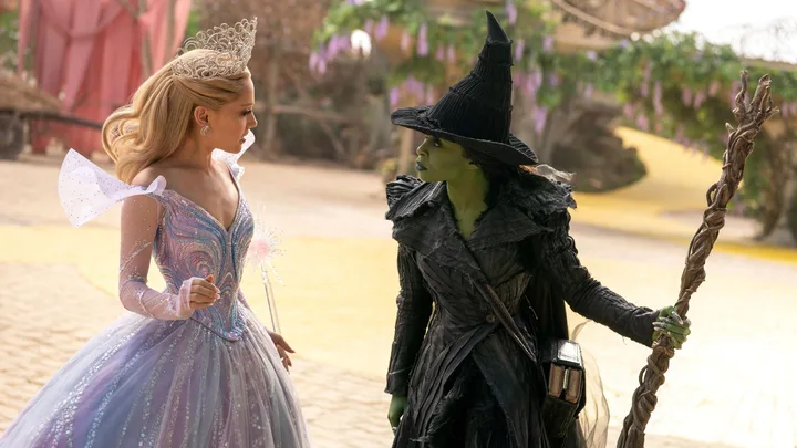 Ariana Grande and Cynthia Erivo in Wicked: For Good