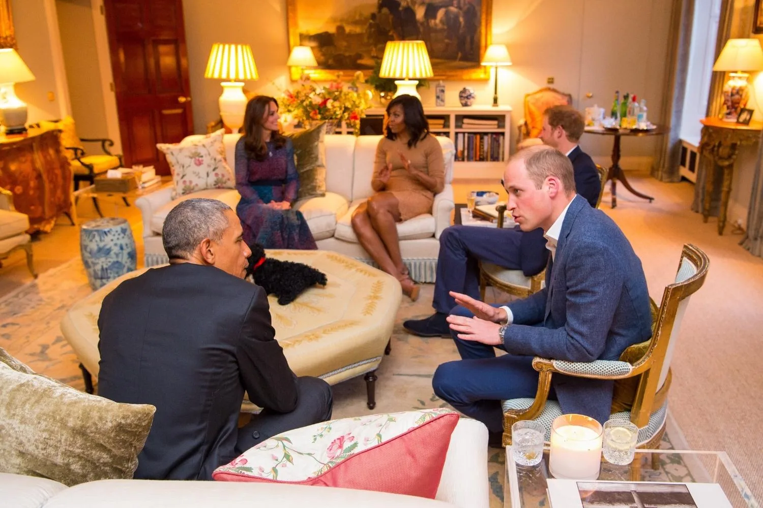 The Obamas at Kensington Palace