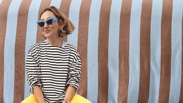 Style your home like Zoe Foster Blake with Kmart&rsquo;s striped homeware range