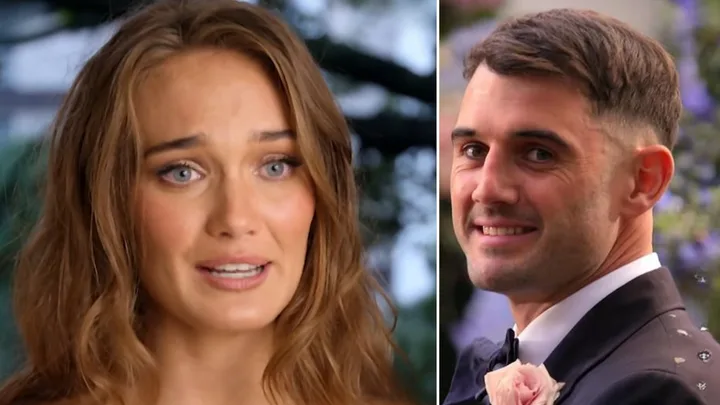 Missing moment from Brook and Chris’ MAFS wedding has fans divided