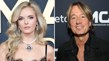 Karley Scott Collins and Keith Urban. Pic: Getty
