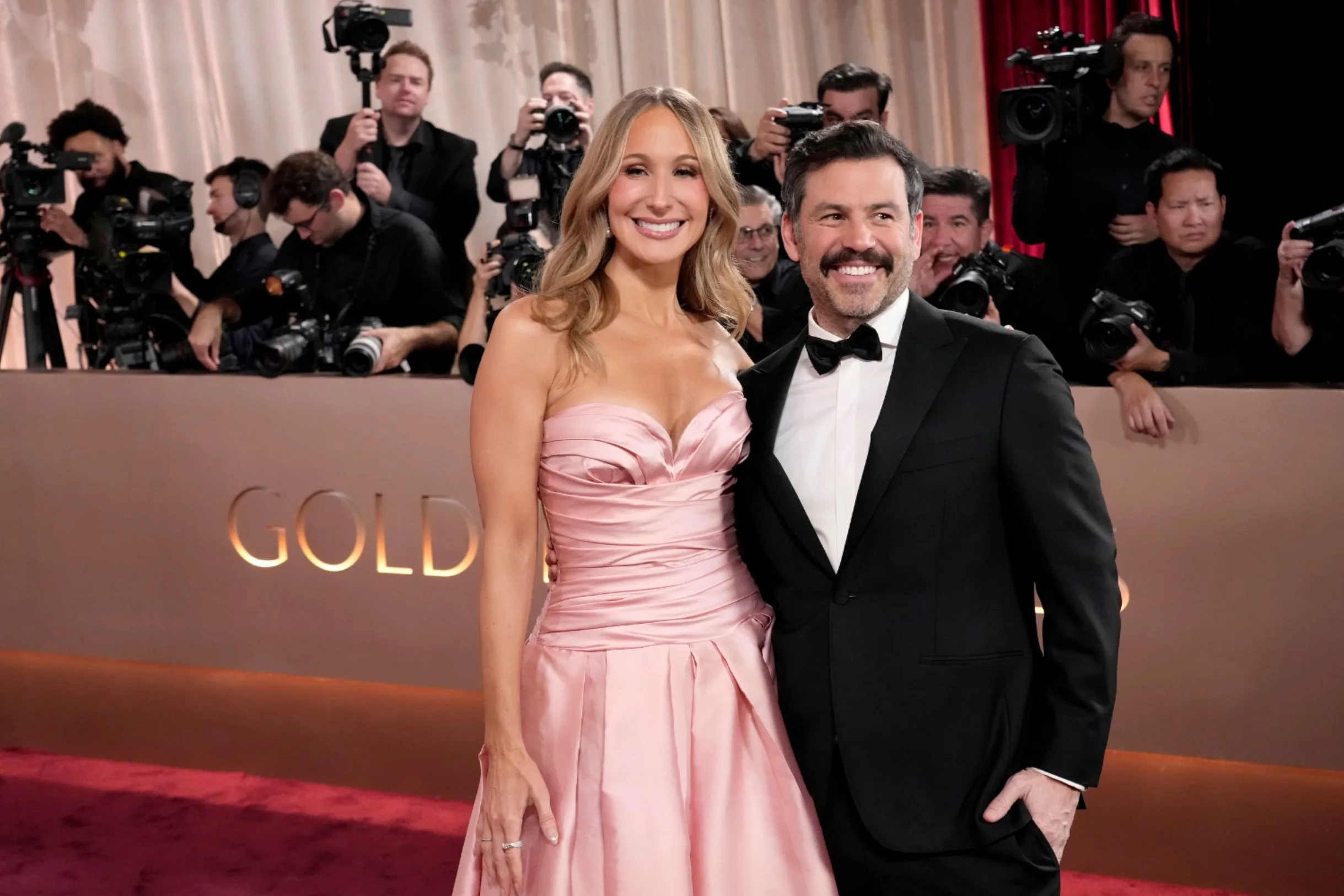 Nikki Glaser and Chris Convy./Pic: Getty