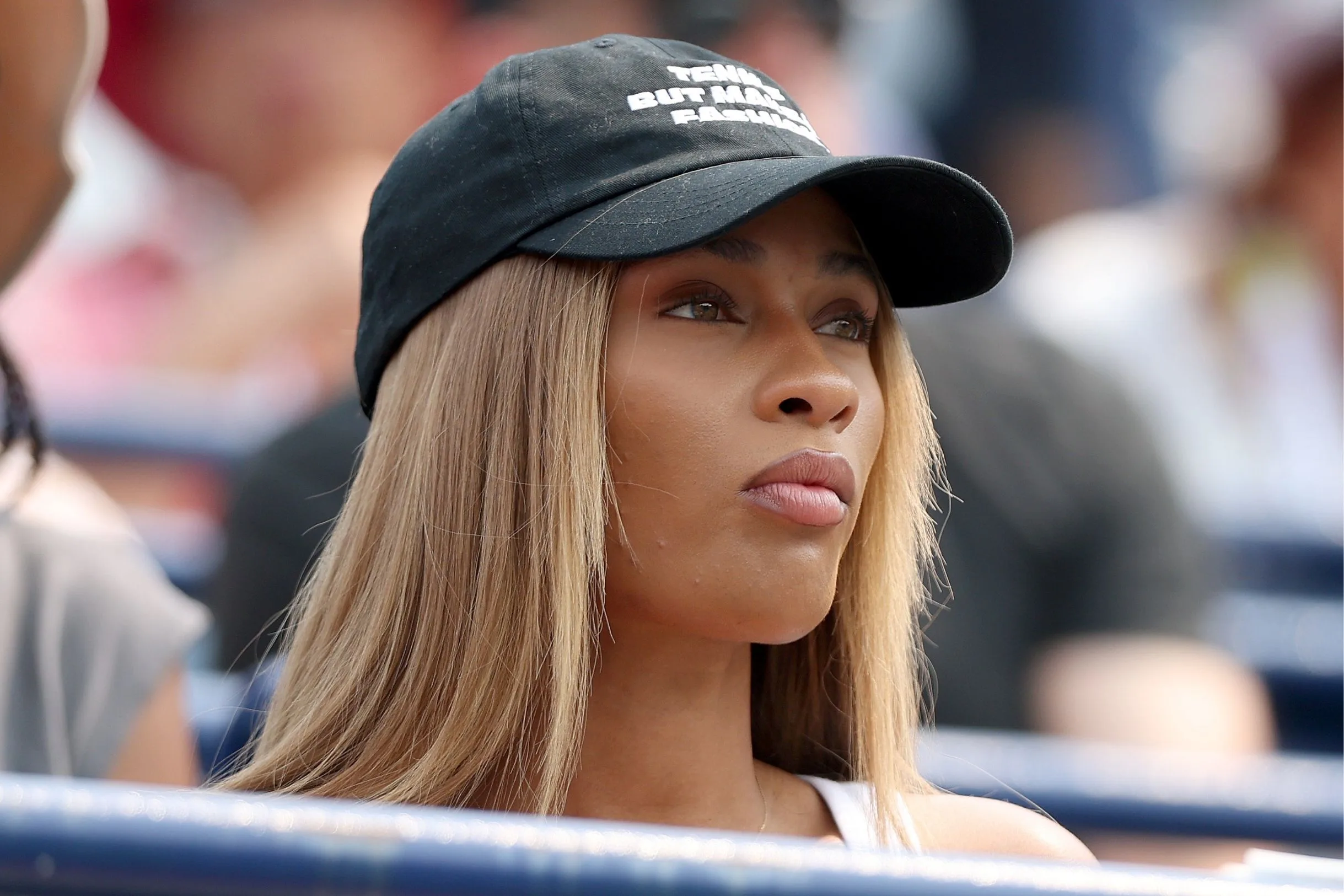 Ayan Broomfield watching from the stands. 
