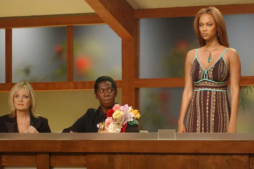Tyra Banks giving criticism on America's Next Top Model. Pic: America's Next Top Model