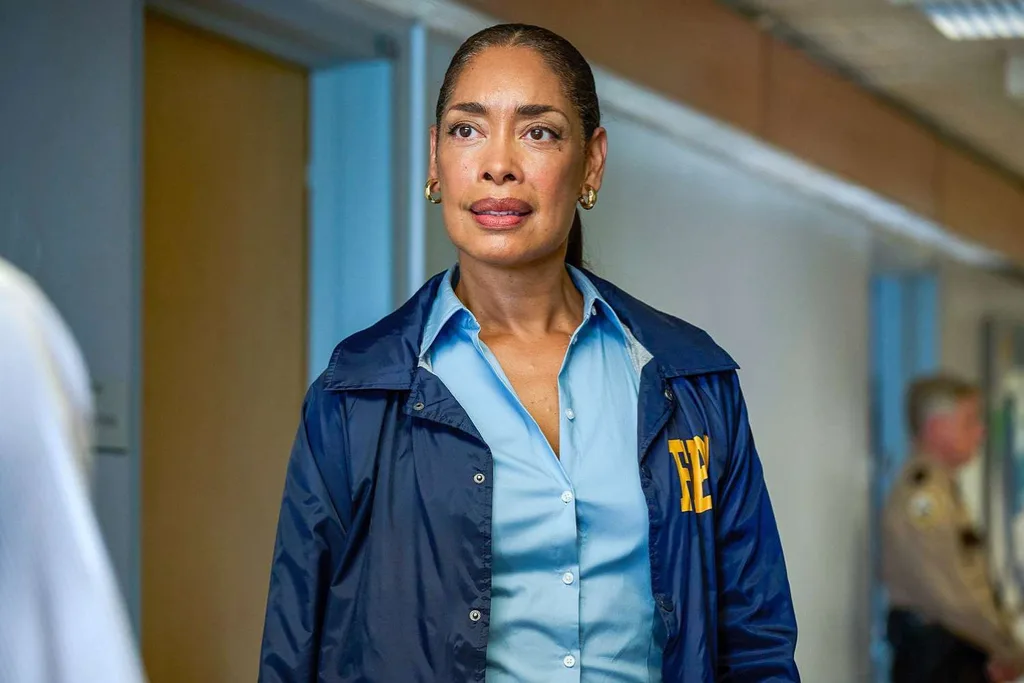 Gina Torres plays FBI agent Linda Grant in Memory of a Killer. Pic: FOX
