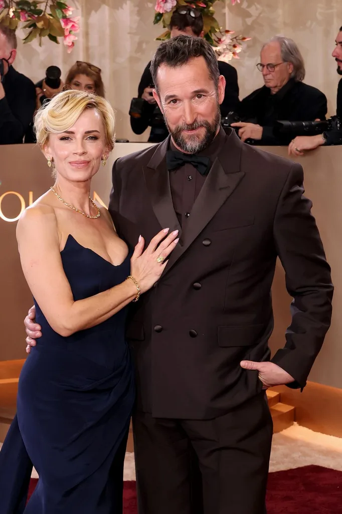 Noah Pitt and Sara Wells./Pic: Getty