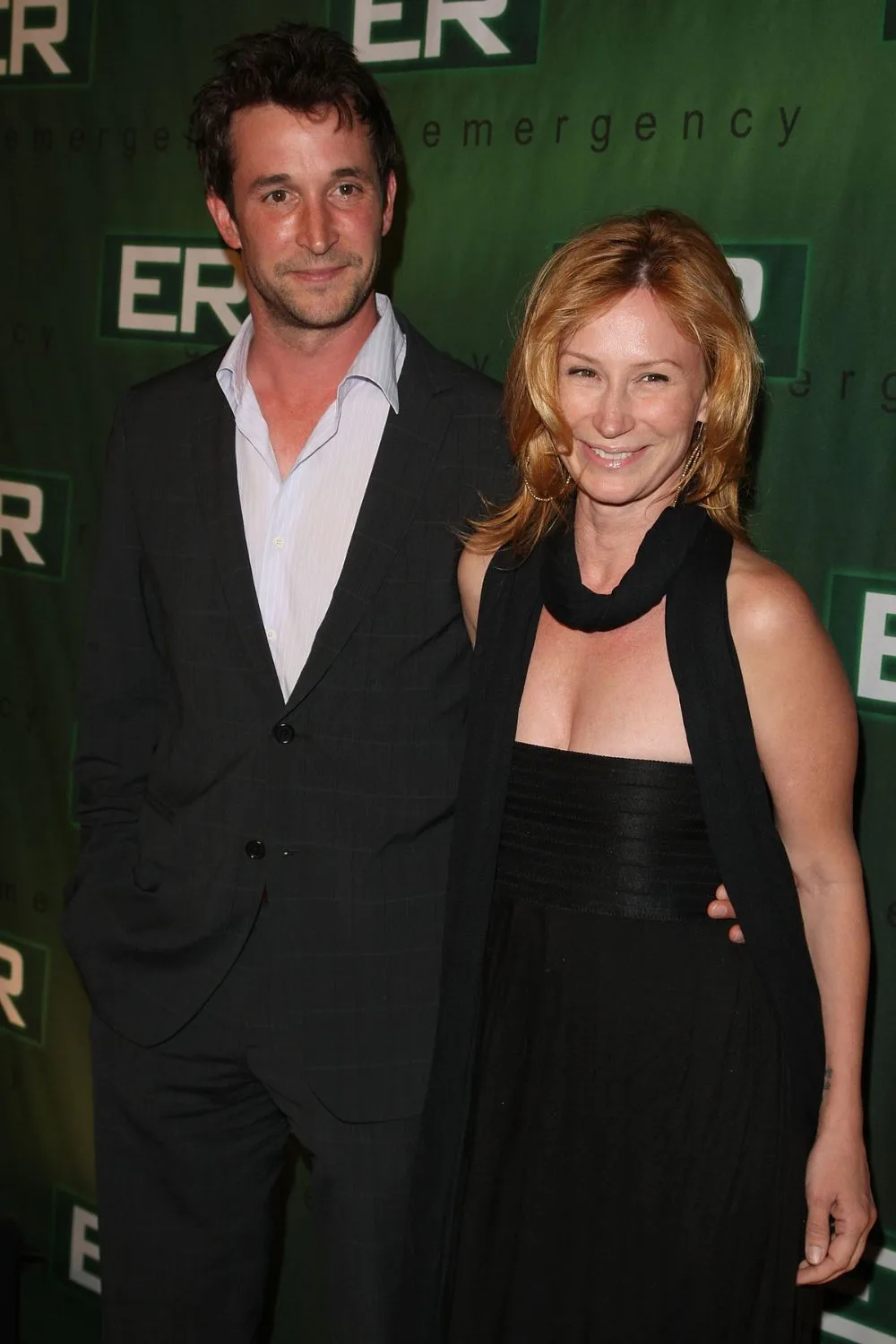 Noah Pitt and Tracy Warbin./Pic: Getty