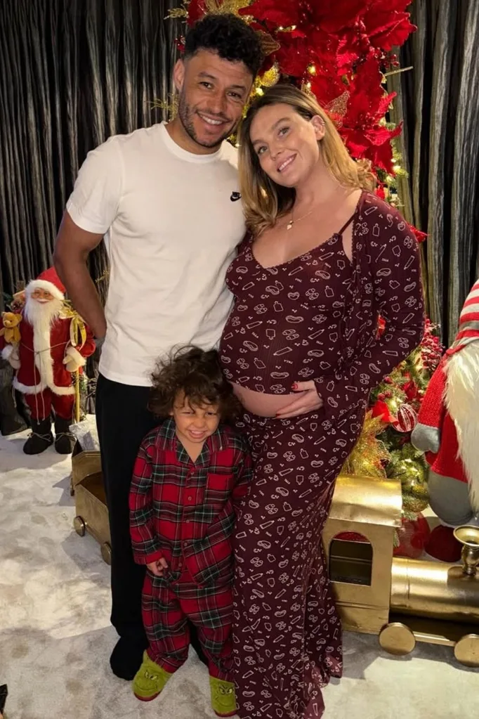 Perrie Edwards and Alex Oxlade- Chamberlain with their son./Pic: Instagram