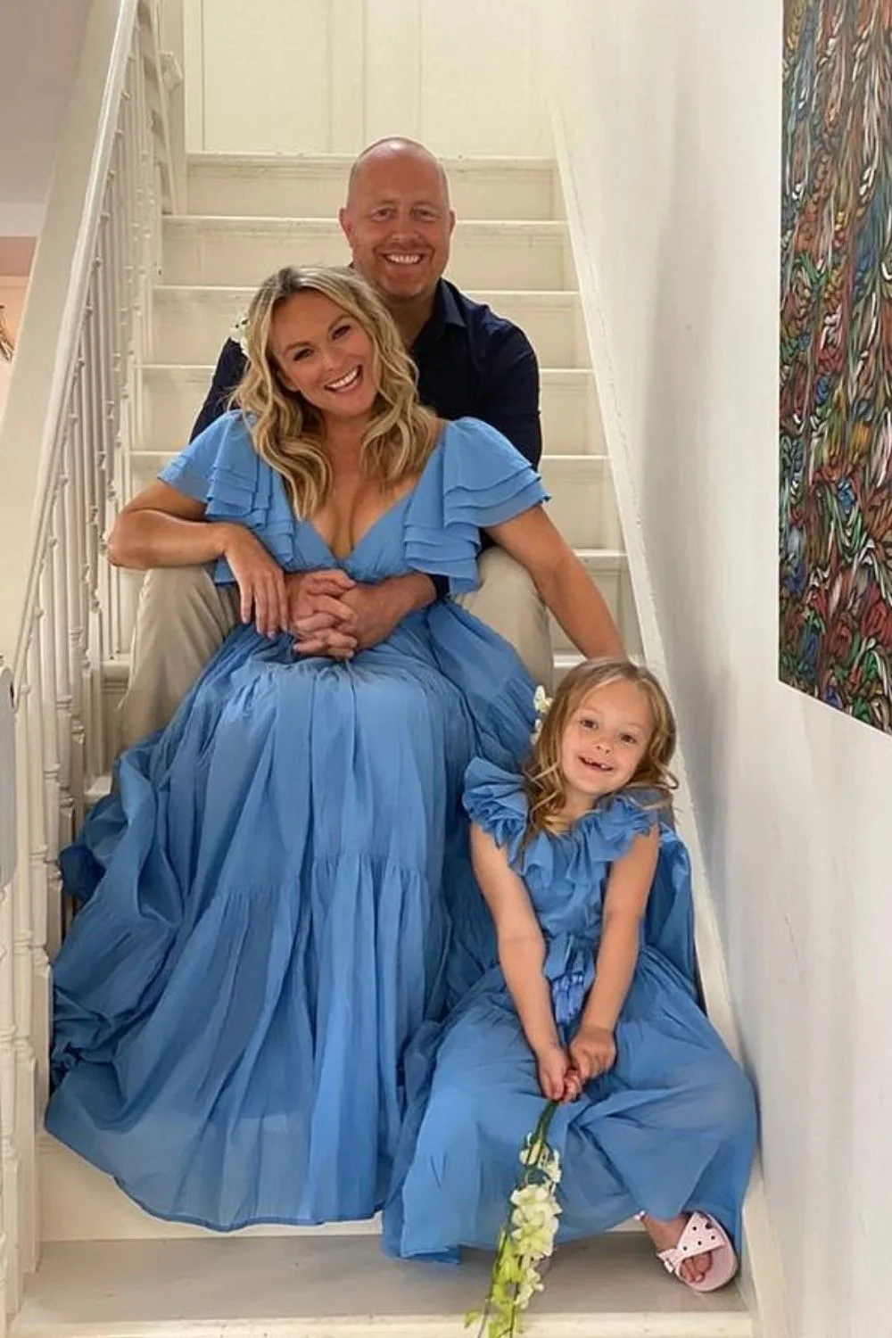 Mel Schilling and her family. Pic: Instagram