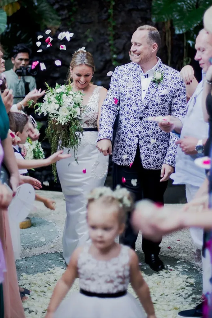 Mel Schilling's commitment ceremony. Pic: Instagram