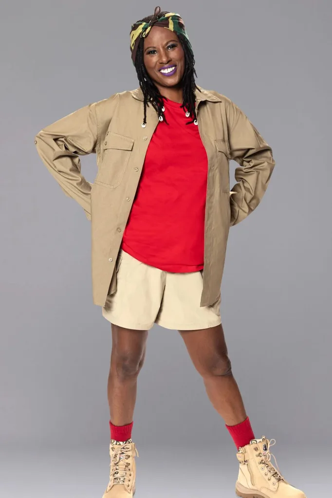 Deni Hines on I'm A Celeb. Pic: Channel 10