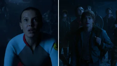 Millie Bobby Brown as Eleven in Stranger Things series finale