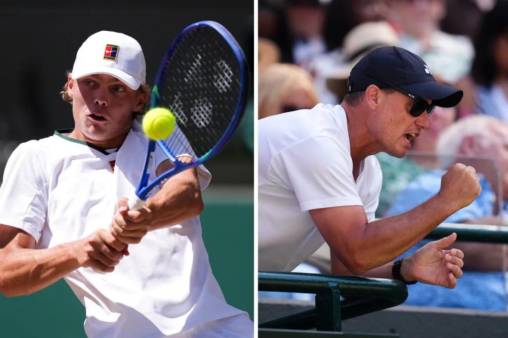 Cruz Hewitt and Lleyton Hewitt