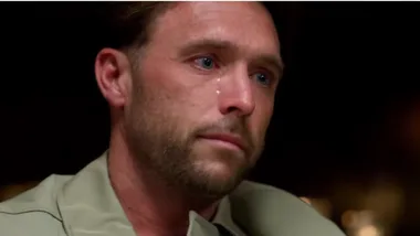 Grayson McIvor from MAFS crying.