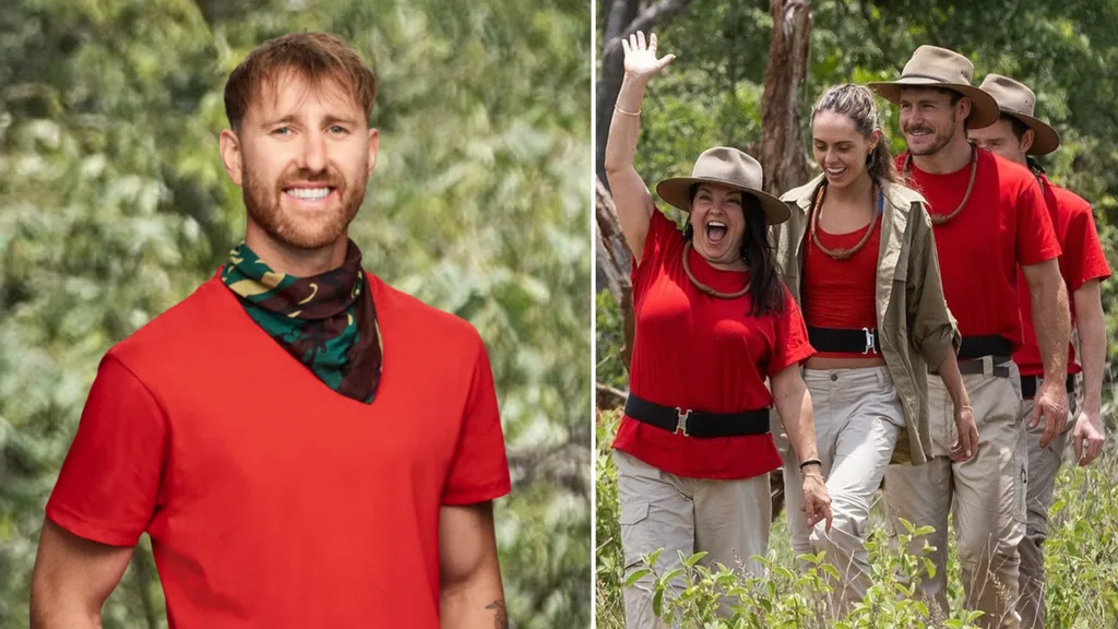 Dyson Heppell and I'm A Celebrity campmates.