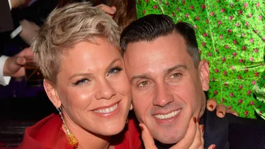 Singer Pink and Carey Hart.