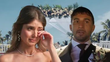 Luke and Mel MAFS. Pic: Channel 9