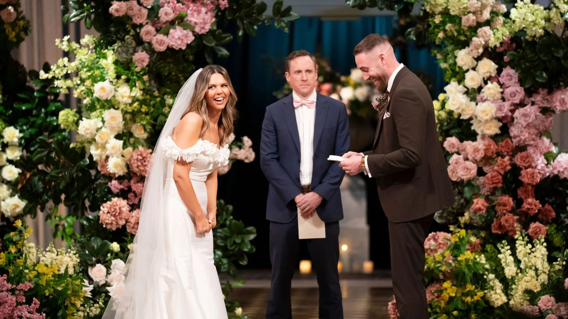 Bec Zacharia and Danny Hewitt, MAFS 2026. Pic: Channel 9