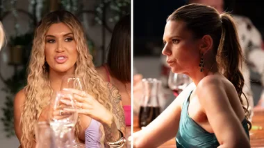 Bec and Gia's feud explodes on MAFS 2026. Pic: Channel 9