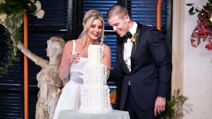 Stephanie and Tyson on MAFS 2026. Pic: Channel 9